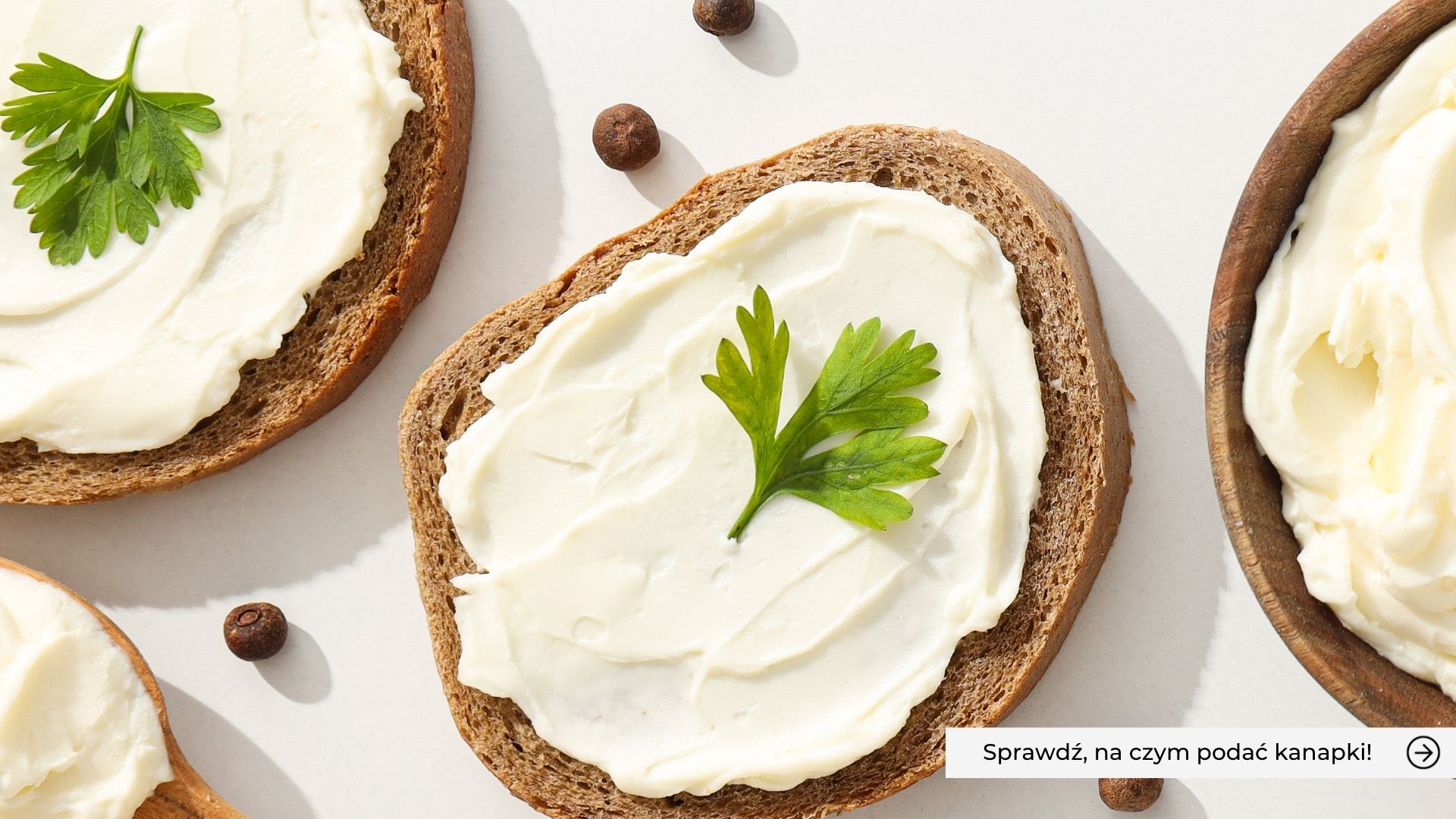 kanapki z twarogiem